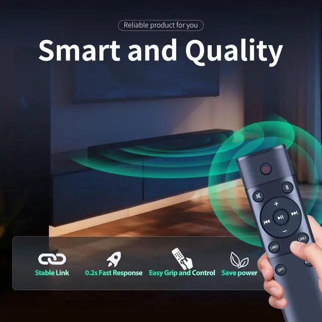 Alt view image 3 of 5 - ZWP Replacement Remote Control fit for Edifier S1000MKII Audiophile Active Bookshelf 2.0 Speakers 4004988