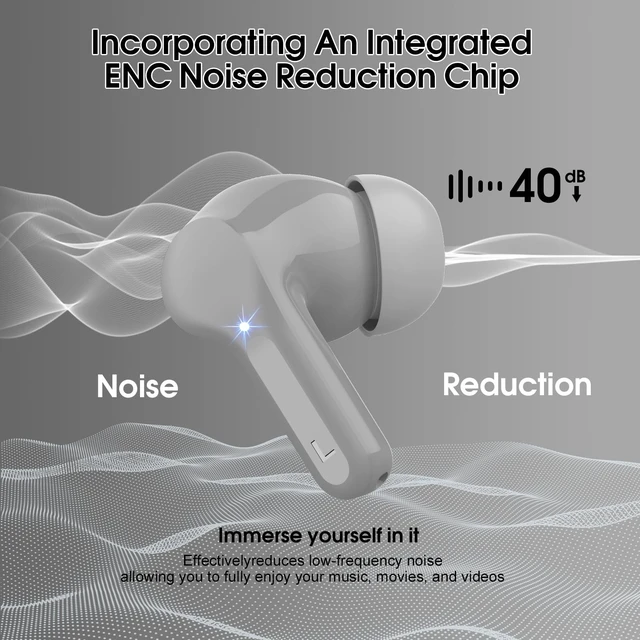 Alt view image 3 of 5 - Wireless Earbuds, Bluetooth 5.4 Headphones HiFi Stereo, Bluetooth Earbuds