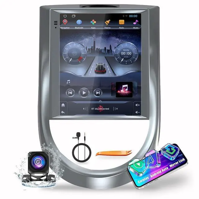 Main image of for Kia Soul 2008-2011 2G+64G Tesla Style Car CarPlay Android Auto Navigation Stereo GPS Radio Reverse Camera 9.7" IPS Touchscreen Headunit Tablet Media Player, if Applicable Quad Core