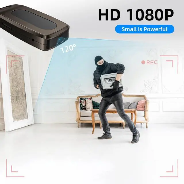 Alt view image 3 of 5 - OVEHEL 64GB HD 1080P Nanny Cam Surveillance & Security Cameras-(No Wi-Fi)