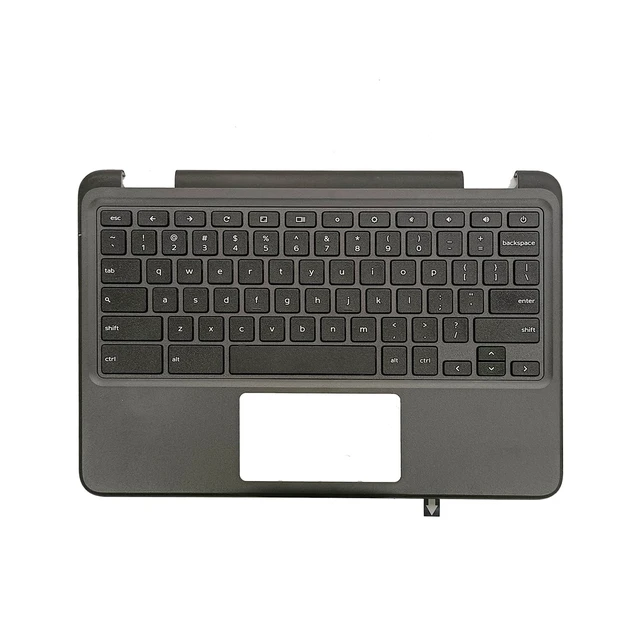 Alt view image 2 of 5 - 9X8D7 09X8D7 Replacement for Dell Chromebook 11 3100 Laptop Palmrest Assembly with Non-Backlit US Keyboard