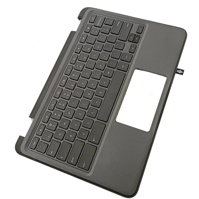 Alt view image 4 of 5 - 9X8D7 09X8D7 Replacement for Dell Chromebook 11 3100 Laptop Palmrest Assembly with Non-Backlit US Keyboard