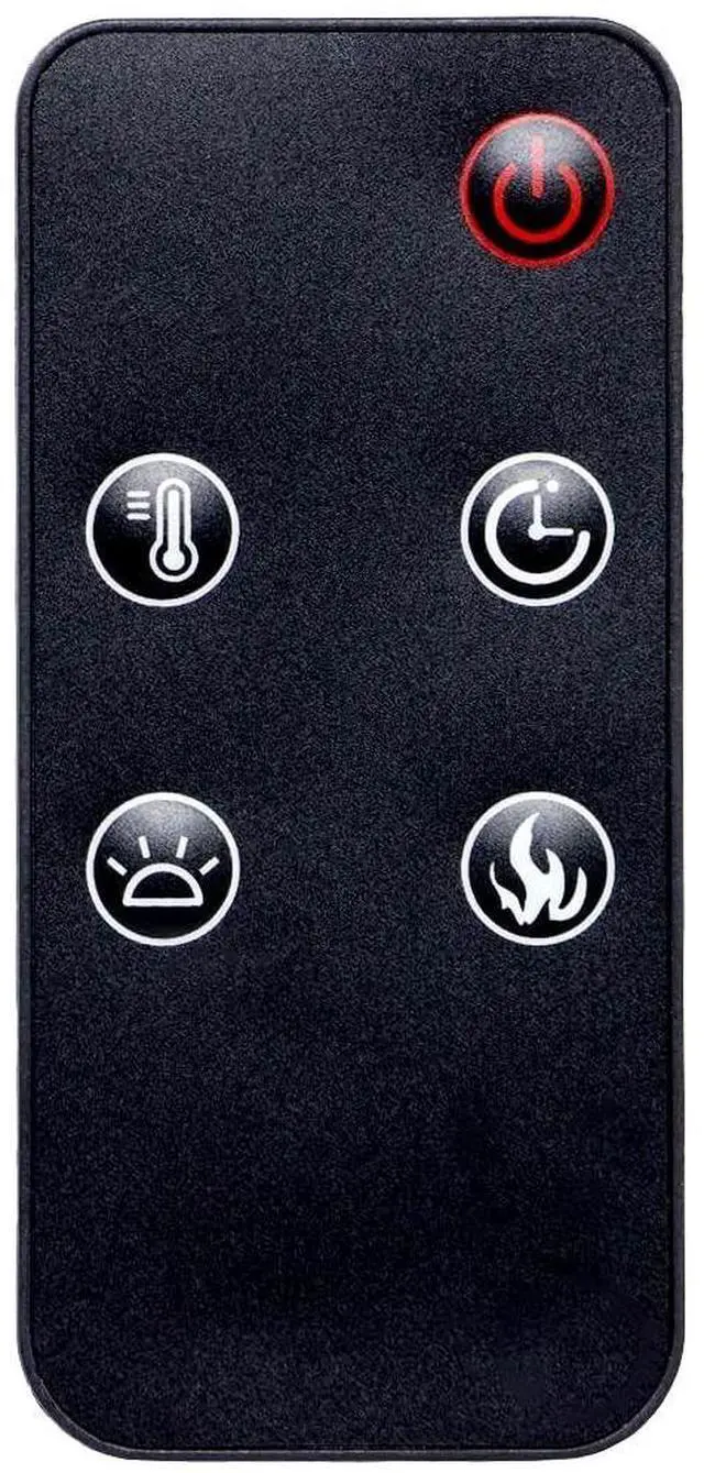 Alt view image 5 of 5 - Replacement Remote Control for Greystone Electric Fireplace Heater F3025,W31BCFW,F31-18A,107760,with Wall Mounting Bracket