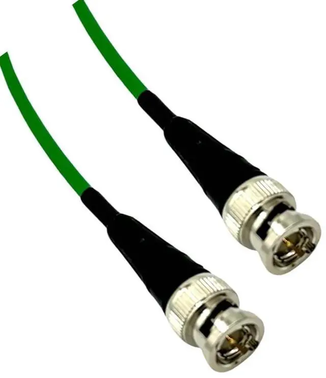 Alt view image 3 of 5 - Cable Evolution 12G HD SDI Cable Mini RG59 - BNC to BNC - (10 Feet) (Green)