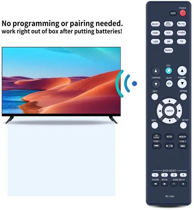 Alt view image 2 of 5 - SJUIF Replacement Remote Control for Denon AVR-S570BT AV Receiver