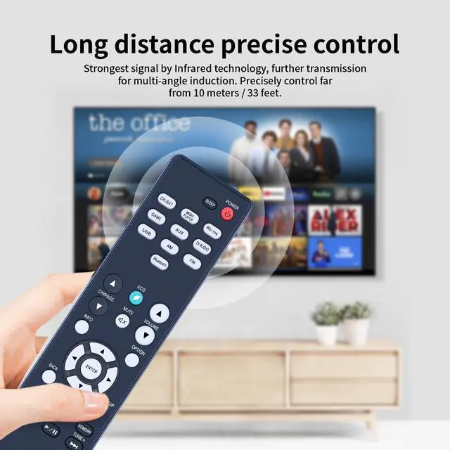 Alt view image 4 of 5 - SJUIF Replacement Remote Control for Denon AVR-S570BT AV Receiver