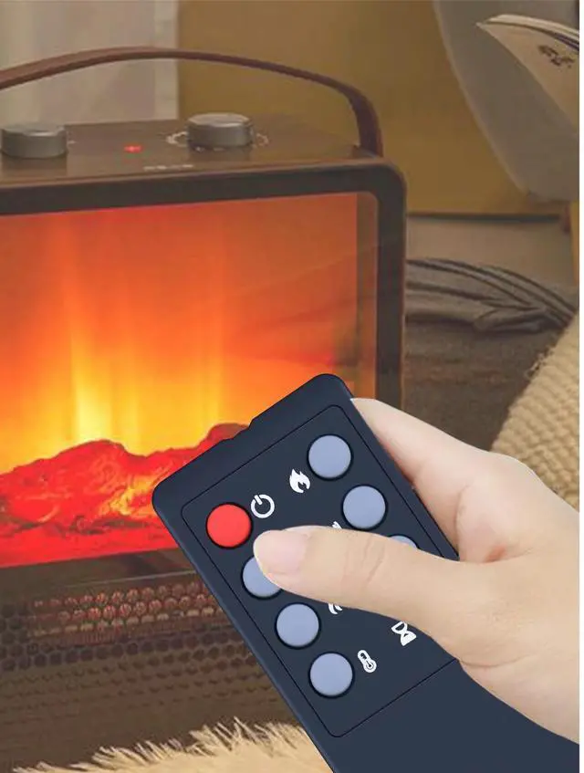 Alt view image 3 of 4 - WDZP New Replacement Remote Control for PuraFlame 24" 27" Free Standing Electric Fireplace Log Set Insert EF511A EF512A