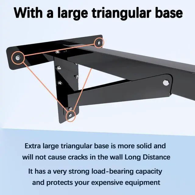Alt view image 3 of 5 - Starlink Gen 3 Mount, Ybervont Starlink Mounting Kit Gen 3, Heavy Duty Starlink Long Wall Mount for Starlink Internet Kit Satellite, Starlink Pole Mount with Starlink Gen 3 Pipe Adapter