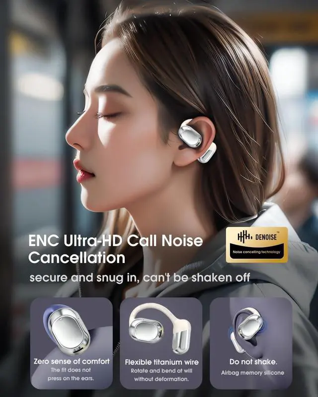 Alt view image 4 of 5 - Translation Earbuds Wireless Bluetooth Headphones - Real-time Interpreter Language Translator Ear Buds with APP No Subscription, Touch Control Operate Fit Travel, Learning, Video Call Translati