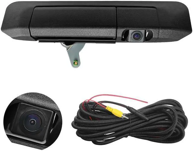 Main image of Aftermarket Tailgate Handle Backup Camera for Toyota Tacoma 2005-2014, RCA Connector,IP69K Waterproof Replacement Parking Camera