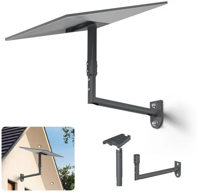 Alt view image 5 of 5 - EDUP LOVE Starlink Standard 4 /4X Wall Mount, Starlink Gen 3 Mount Heavy Duty Mounting Bracket, 360 Adjustable Roof / Wall / Pole Mount, Weatherproof Star Link Gen3 Accessories (Gray)