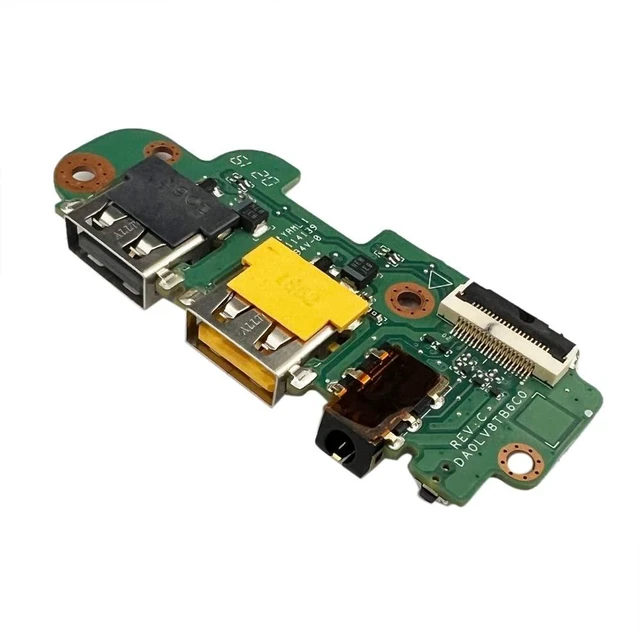 Alt view image 2 of 3 - JINTAI USB Power Button Board Without Cable Replacement for Lenovo V51015IKB 80WQ CN:5C50M31604 DA0LV8TB6C0 USB Small Board