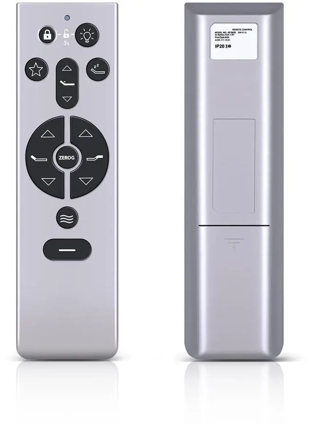 Main image of HZIME New Replacement Remote Control Compatible for TEMPUR Ergo Tempur-Pedic RF396B JLDK.111.13.01 KEESON Adjustable Bed