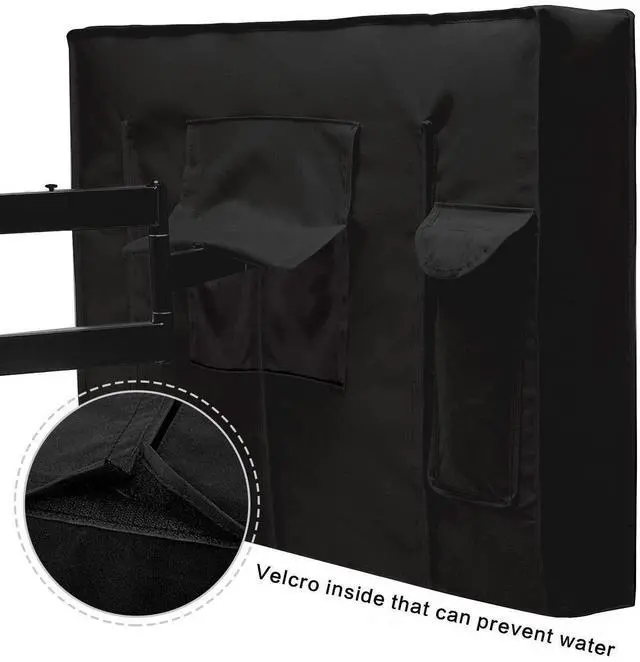 Alt view image 3 of 5 - Outdoor TV Cover 36 to 39 inches, Waterproof and Weatherproof, Fits Up to 37''W x 23''H for Outside Flat Screen TV
