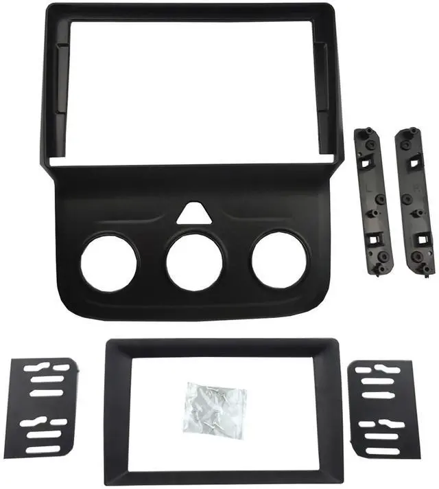 Main image of DKMUS Double Din Dash Radio Trim Kit for Dodge Ram 1500 2500 5500 2013-2019 Installation Bezel 9 Inches (Ram 5500)