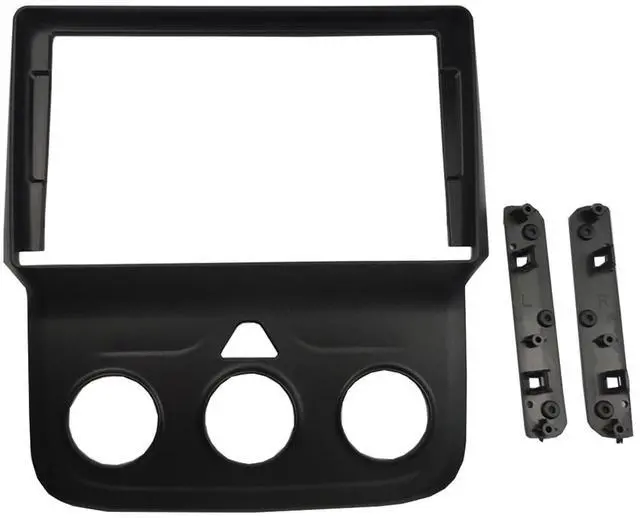 Alt view image 2 of 5 - DKMUS Double Din Dash Radio Trim Kit for Dodge Ram 1500 2500 5500 2013-2019 Installation Bezel 9 Inches (Ram 5500)