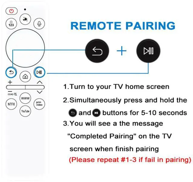 Alt view image 3 of 5 - BN59-01482A Voice Replacement Remote Control Applicable for Samsung The Frame Pro 2025 Smart TV QN65LS03FWFXZA QN75LS03FWFXZA QN85LS03FWFXZA QN43LS03FAFXZA QN50LS03FAFXZA QN55LS03FAFXZA QN65LS03