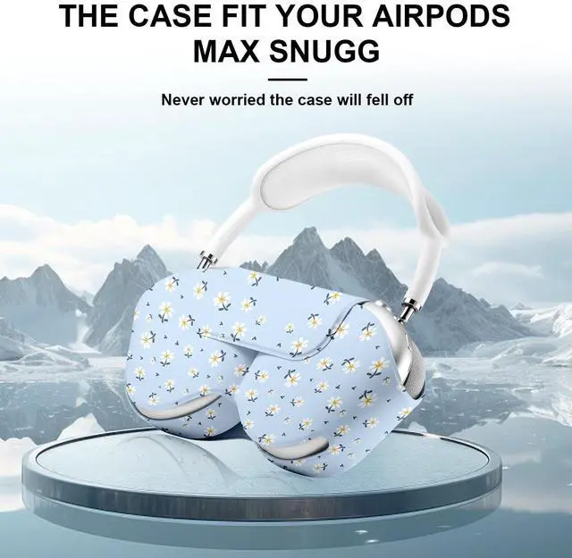 Alt view image 3 of 5 - Maxjoy for Apple Airpods Max Smart Case Cover, Soft PU Leather Protective Cover Accessories for Airpod Max with Sleep Mode, Anti-Dust Travel Carrying Case for Airpods Pro Max Headphones