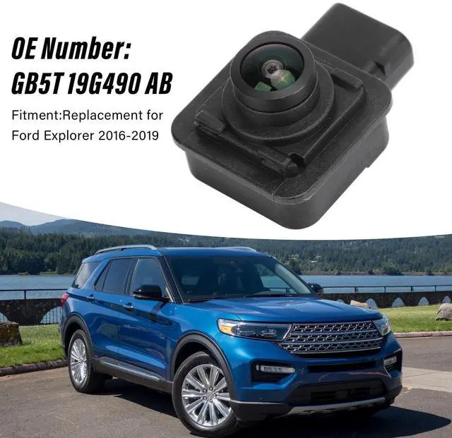 Alt view image 4 of 5 - Rear View Camera GB5T 19G490 AB for 2016 2017 2018 2019 Direct Fit Backup with Wide Angle View