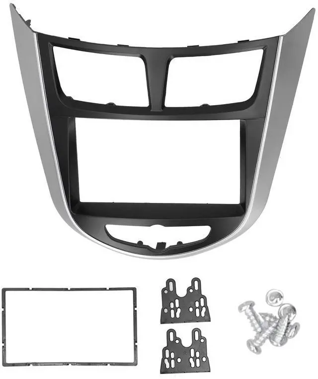Main image of Radio Dash Kit For Accent Car DVD Frame Radio Uniersal 2 Din PST Thick Fascia Car Fascia Dash Mount DVD Navigation Dash Kit for for Audio Mount for i25/Solaris/Accent 2010-2014