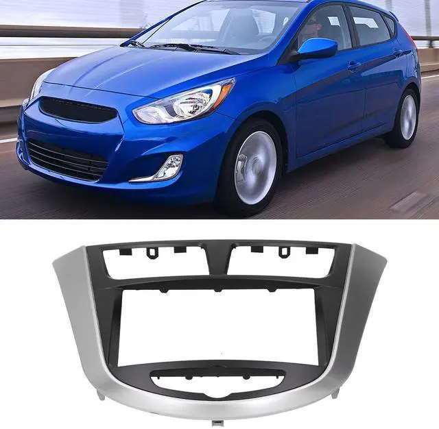 Alt view image 2 of 5 - Radio Dash Kit For Accent Car DVD Frame Radio Uniersal 2 Din PST Thick Fascia Car Fascia Dash Mount DVD Navigation Dash Kit for for Audio Mount for i25/Solaris/Accent 2010-2014