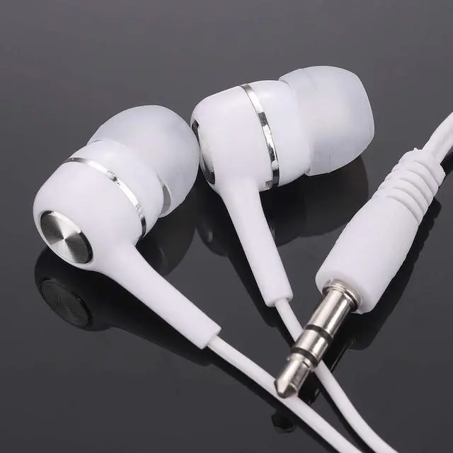 Alt view image 3 of 5 - Yoley Bulk Earbuds Headphones 100 Pack for School Classroom Kids, Wholesale Durable Wired Earphones Class Set to Students Teens and Adult (White)