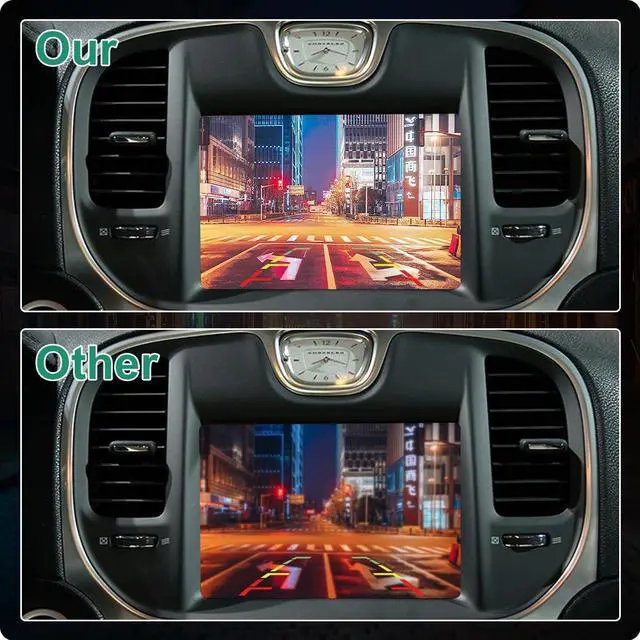 Alt view image 3 of 5 - GreenYi OE Backup Camera (Part # 68210237AF) Fit for Chrysler 300 (2015-2020) - Replaces Part # 68210237AA / AB/AC/AD/AE/AF, 68212996AC / AD/AE/AF/AG, 68386753AA / AB/AC/AD