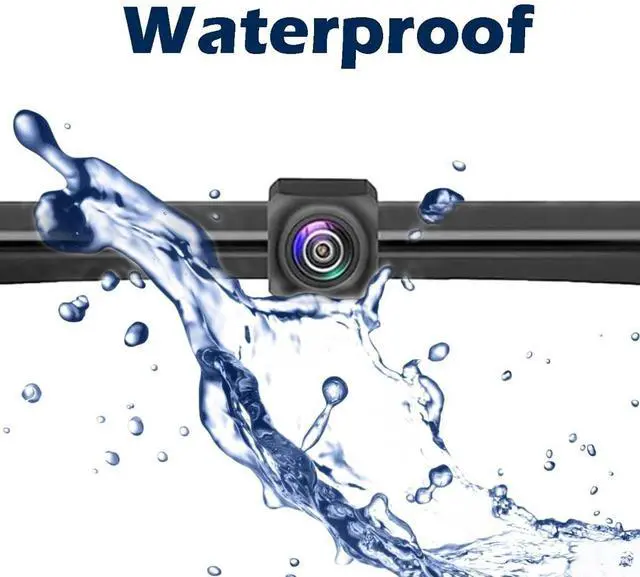 Alt view image 2 of 5 - Goodsby Backup HD Camera Rear Front View License Plate Night Vision Waterproof Compatible with Alpine Car Radio iLX-F409 iLX-F409 ILX-F509 ILX-W650 ILX-W650 INE-W960 INE-W970HD IVE-W535HD