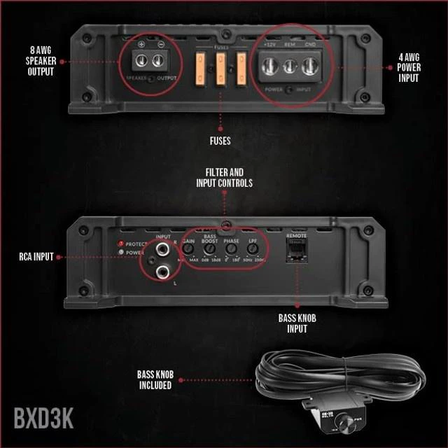 Alt view image 2 of 5 - Belva BXD3K 3000W Peak BX-Series 1-Ohm Stable Class-D Monoblock