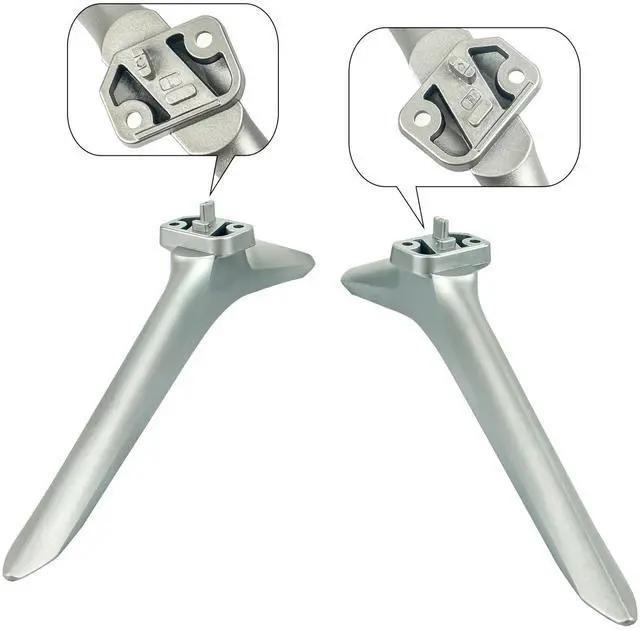 Alt view image 3 of 4 - TV Stand Legs Tabletop Mount Holder Base Applicable for Toshiba 75" 4K UHD Smart TVs 75C350KU and Applicable for Hisense Tevelision70A68H 70A53FEVS 70A56EUA 75A53FUA 70A53FXVT 70A56ESV 70A6HV