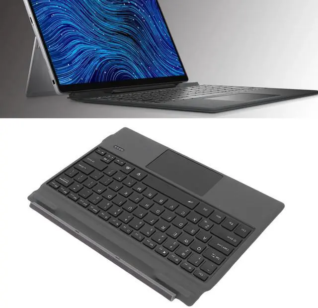 Alt view image 4 of 5 - XUMIUZIY Detachable Keyboard, Travel Keyboard with Backlit Touchpad for Latitude 7320 7320 K19M 5285 5290 7200 7210 Laptop, Proof Quick Installation Lightweight