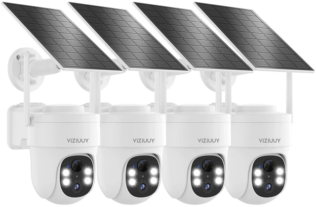 Main image of VIZIUUY 3MP Solar Security Cameras Wireless Outdoor, WiFi6,PIR+AI Detection