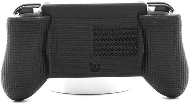Alt view image 4 of 5 - Grip for Retroid Pocket 4/4 Pro 2-in-1 Reversible Screen Cover & Thick Comfort Grip Case with Felt Wrap Ergonomic for RP4 Handheld 2n1 Deluxe