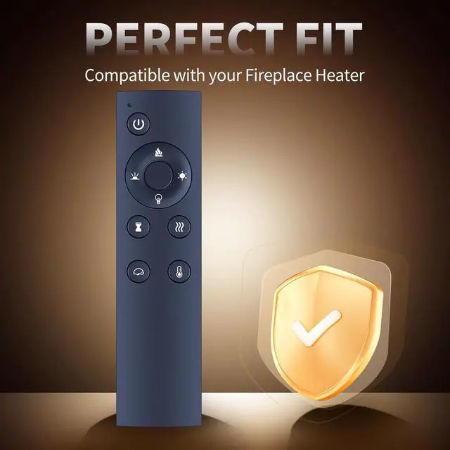 Alt view image 2 of 5 - FQOUG Replacement Remote Control for Sophia & William Electric Fireplace, Compatible with 42/50/60/72 Inch Fireplace Heater AH-FP-42C AH-FP-50C AH-FP-60C AH-FP-72C