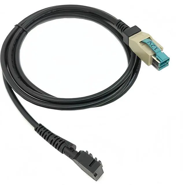 Alt view image 4 of 5 - Washinglee 12V Powered USB Cable to Dual 14-Pin IDC for Verifone VX810 VX820 VX805P, CBL-282-033-02-A Cable, 2M (6ft).