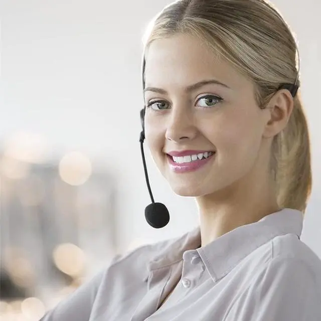 Alt view image 2 of 5 - Dioche USB Headset, Call Center Headset with 300 Degrees Rotatable Noise Cancelling Microphone