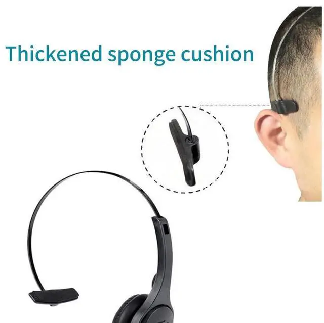 Alt view image 5 of 5 - Dioche USB Headset, Call Center Headset with 300 Degrees Rotatable Noise Cancelling Microphone