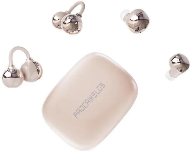 Main image of FADCAMELOS 2-in-1 Wireless Earbuds Set, Open-Ear Clip & Mini Sleep Headphones, 36H Battery, Bass Sound, Ultra Comfortable, IPX5 Waterproof, Stylish for Work/Sport/Sleep