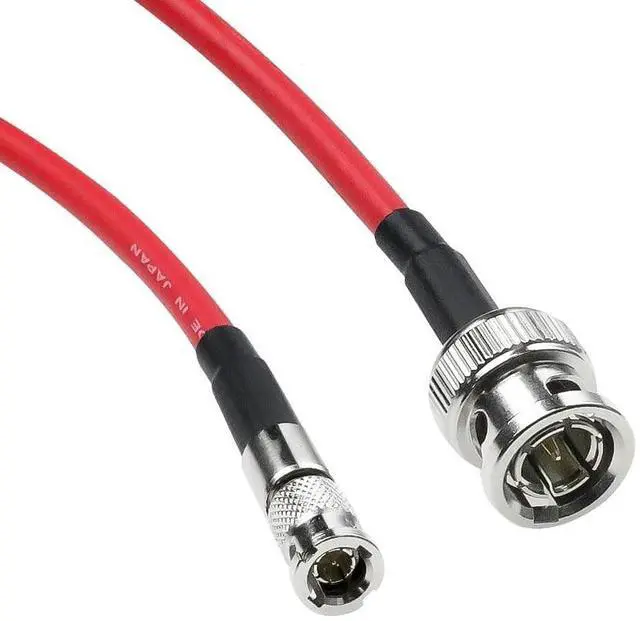 Alt view image 3 of 5 - Alvin's Cables Micro BNC to BNC Cable 12G-SDI High Speed 4K UHD Video Coaxial Cable, 75 Ohm Ultra-Soft for Blackmagic Video Assist 5" Monitor, Red 50CM^^19.7inches