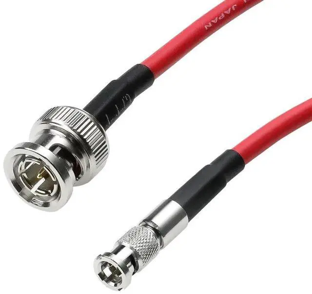 Alt view image 2 of 5 - Alvin's Cables Micro BNC to BNC Cable 12G-SDI High Speed 4K UHD Video Coaxial Cable, 75 Ohm Ultra-Soft for Blackmagic Video Assist 5" Monitor, Red 50CM^^19.7inches