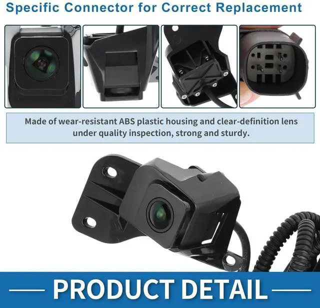 Alt view image 4 of 5 - INFINAUTO Rear View Camera for Chevrolet Cheyenne Silverado for GMC Sierra 1500 2500 3500 2010-2013 Park Assist Backup Reverse Camera No.23146157/20837341