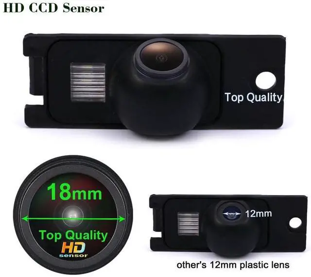 Alt view image 4 of 5 - 1280 * 720 1000 TV Lines Car Backup Camera Reverse Parking vehichle Camera Replacement for Volvo S60 S80 V70 S40 S40L V40 V50 S60L V60 XC60 C70 XC70 S80L XC90 Waterproof Night Vision