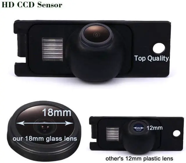 Alt view image 2 of 5 - 1280 * 720 1000 TV Lines Car Backup Camera Reverse Parking vehichle Camera Replacement for Volvo S60 S80 V70 S40 S40L V40 V50 S60L V60 XC60 C70 XC70 S80L XC90 Waterproof Night Vision