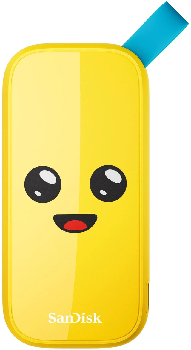 Main image of Sandisk 1TB Portable SSD, Up to 800MB/s Read Speeds, Fortnite Peely Edition