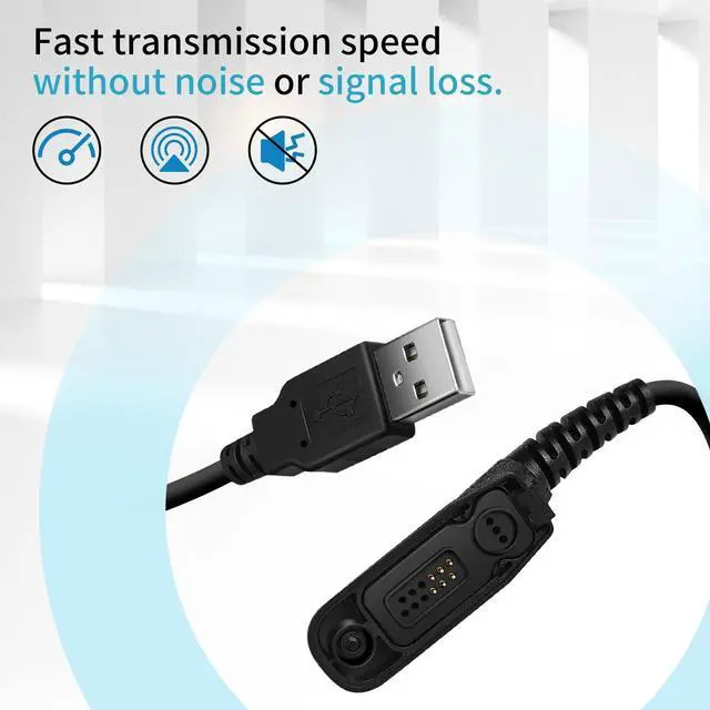 Alt view image 5 of 5 - Kokorasa for Motorola XPR7550 PMKN4012 PMKN4012B Programming Cable for Motorola XPR6350 XPR6550 XPR7350E XPR7550E APX6000 APX6000XE APX7000 APX7000XE XPR7580 Radi