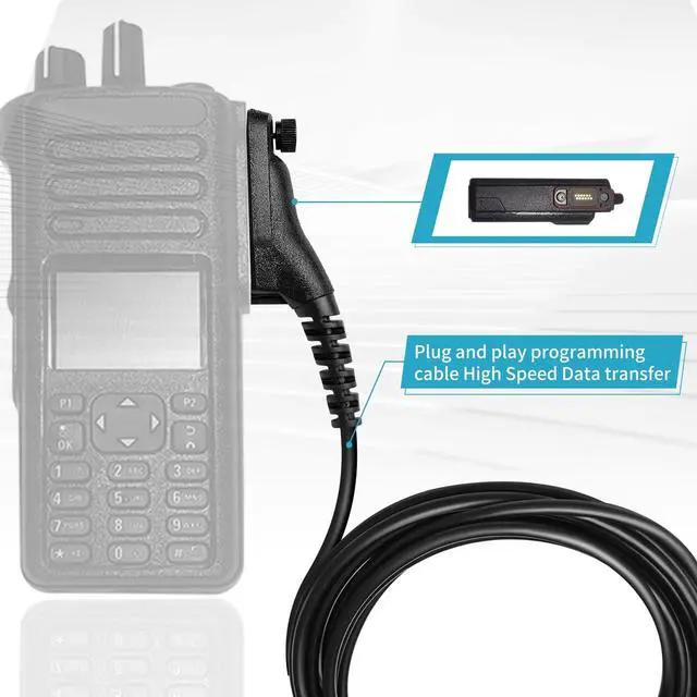 Alt view image 4 of 5 - Kokorasa for Motorola XPR7550 PMKN4012 PMKN4012B Programming Cable for Motorola XPR6350 XPR6550 XPR7350E XPR7550E APX6000 APX6000XE APX7000 APX7000XE XPR7580 Radi