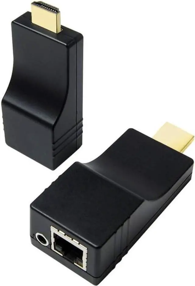 Main image of DDMALL Max 254x254 HDMI Over Ethernet Extender, Transmitter and Receiver, Audio Video Transmission and Distribution System, Support iOS APP Control HIPM-10(1T+1R)