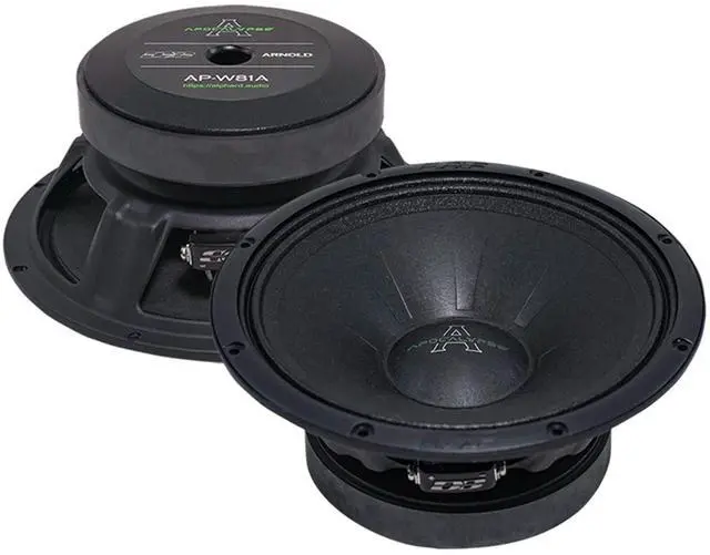 Main image of Deaf Bonce 8 Mid-Bass Car Audio Speakers 1000W 4 Ohm Apocalypse AP-W81A Pair