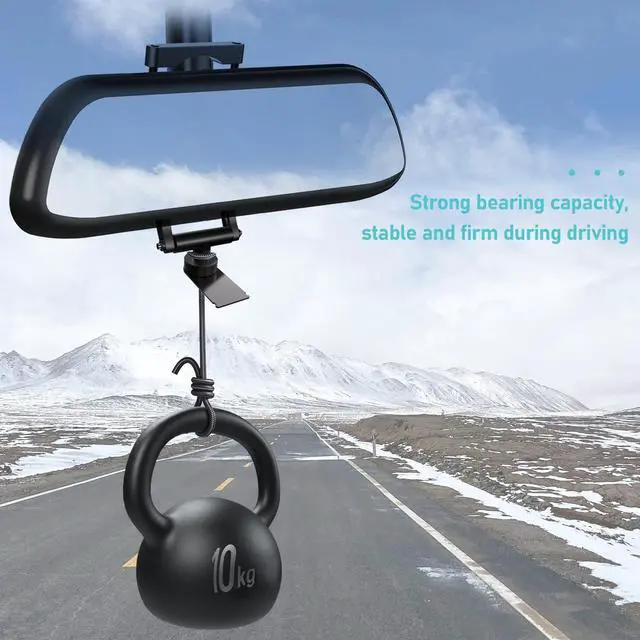 Alt view image 3 of 5 - xsaaczm Aluminum Rearview Mirror Radar Detector Mount for Escort Max/Max2/Max360