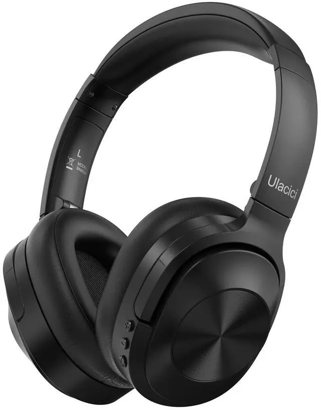 Main image of Ulacici Active Noise Cancelling Headphones,Wireless Bluetooth Headphones Built-in Mic 40 Hours Playtime Wireless Noise Cancelling Headphone 3D Low Bass Tone Fast Charge